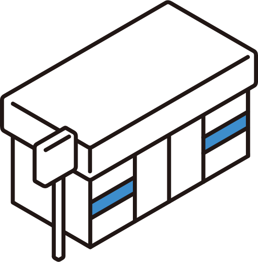 お店のイラスト