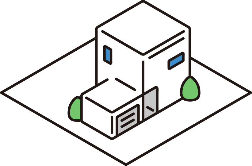 一軒家のイラスト