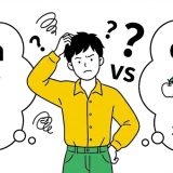 悩む男性のイラスト