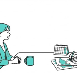 DELE A2の口頭試験を受験する女性のイラスト